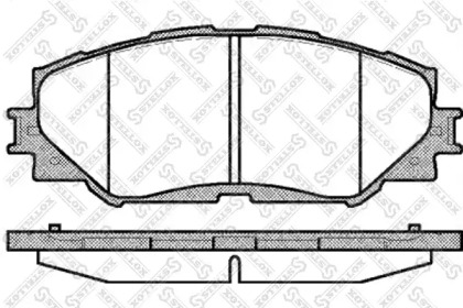 Комплект тормозных колодок STELLOX 001 089L-SX